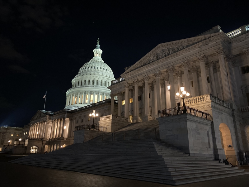 The U.S. Capitol is pictured on Feb. 25, 2025. (Photo by Jennifer Shutt/States Newsroom) 