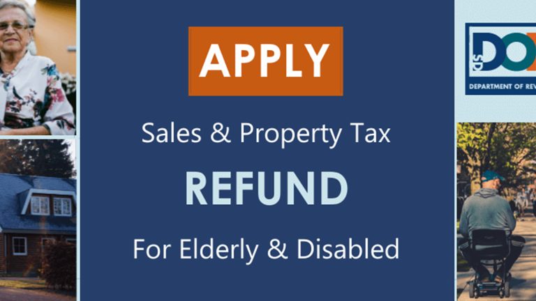 elderly & disabled refund