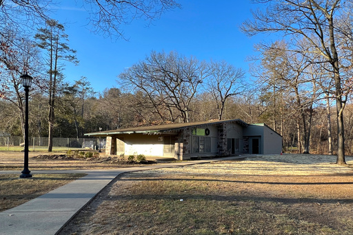 This undated photo released by the Bristol Parks, Recreation, Youth and Community Services department shows Mrs. Rockwell's Pavilion at Rockwell Park in Bristol, Conn. (Bristol Parks, Recreation, Youth and Community Services department via AP)