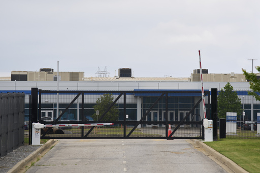 FILE = The xAI data center is seen, May 7, 2025, in Memphis, Tenn. (AP Photo/George Walker IV, file)