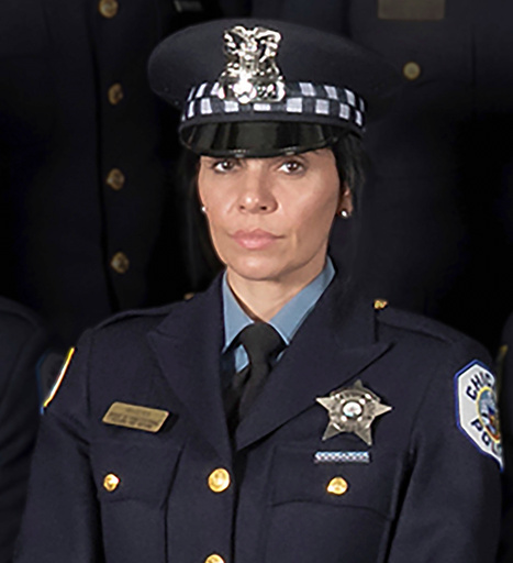 This image provided by the Chicago Police Department shows police officer Krystal Rivera. (Chicago Police Department via AP)