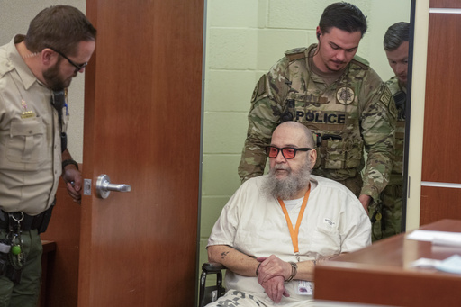 FILE - Ralph Leroy Menzies appears in Third District Court for a competency hearing in West Jordan, Utah, Monday, Nov 18, 2024. (Rick Egan/The Salt Lake Tribune via AP, Pool, File)