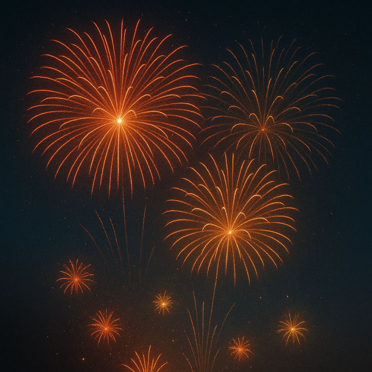 AI generated fireworks