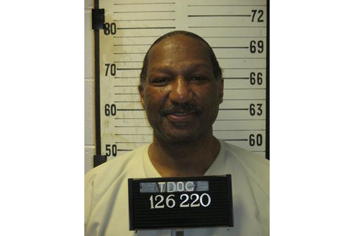 FILE - This undated booking photo provided by the Tennessee Department of Corrections shows Byron Black. (Tennessee Department of Corrections via AP, File)