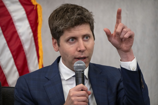 OpenAI CEO Sam Altman speaks during a discussion at the Federal Reserve Integrated Review of the Capital Framework for Large Banks Conference at the Federal Reserve in Washington, Tuesday, July 22, 2025. (AP Photo/Mark Schiefelbein)