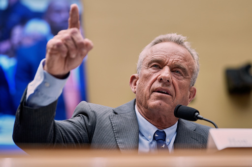 Secretary of Health and Human Services Robert F. Kennedy Jr., testifies during a House Energy and Commerce Committee, Tuesday, June 24, 2025, in Washington. (AP Photo/Mariam Zuhaib)