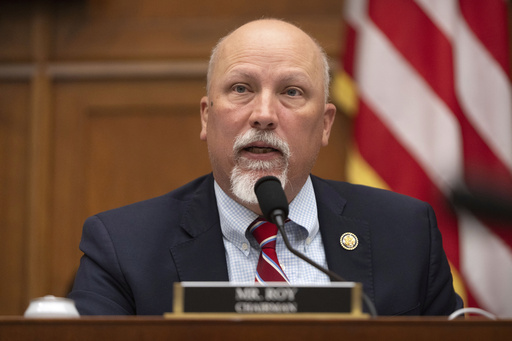 FILE - Rep. Chip Roy, R-Texas, speaks during a hearing on Capitol Hill, April 1, 2025, in Washington. (AP Photo/Mark Schiefelbein, File)