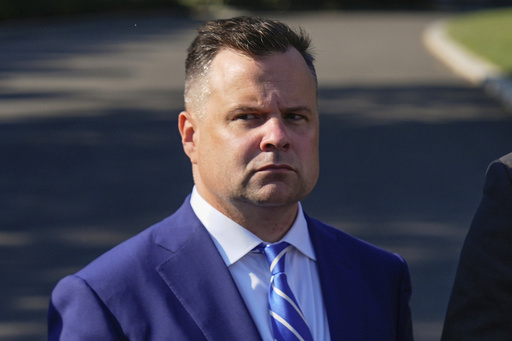 FILE - Director of the Federal Housing Finance Agency Bill Pulte, speaks to reporters at the White House, July 24, 2025, in Washington. (AP Photo/Julia Demaree Nikhinson, File)