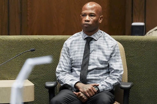Hernandez Govan, accused of orchestrating the killing of rapper Young Dolph, takes the stand to state that he will not testify on his own behalf during his trial in Memphis, Tenn., Wednesday, Aug. 20, 2025. (Chris Day/Commercial Appeal/USA Today Network via Pool)