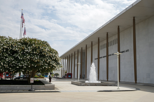 FILE - The Kennedy Center is seen Aug. 13, 2019, in Washington. (AP Photo/Jacquelyn Martin, File)