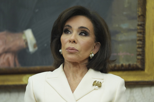 FILE - Interim U.S. Attorney General for the District of Columbia Jeanine Pirro listens to President Donald Trump speak during her swearing in ceremony, May 28, 2025, in Washington. (AP Photo/Evan Vucci, File)