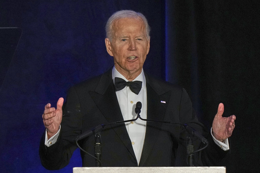 FILE - Former President Joe Biden speaks during the National Bar Association's 100th Annual Awards Gala in Chicago, July 31, 2025. (AP Photo/Nam Y. Huh, File)