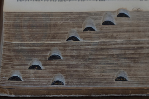 Webster's New International Dictionary 2nd unabridged edition from 1948 is displayed for sale at Powell's Books on Thursday, Sept. 18, 2025, in Portland, Ore. (AP Photo/Jenny Kane)