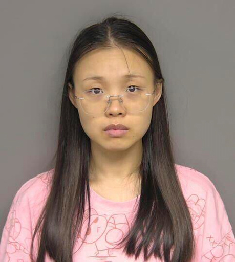 FILE - This photo provided by the Sanilac County, Mich., Sheriff's Office on Friday, June 13, 2025, shows Chinese scientist Chengxuan Han. (Sanilac County Sheriff's Office via AP, file)