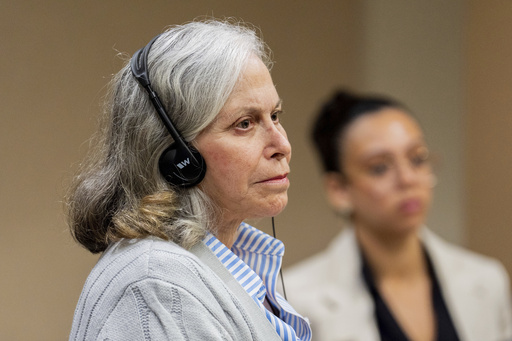 Donna Adelson listens to her defense team's opening statements in the courtroom on Friday, Aug. 22, 2025 in Tallahassee, Fla. (Alicia Devine/Tallahassee Democrat via AP, Pool)