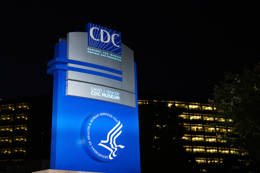FILE - A sign marks the entrance to the U.S. Centers for Disease Control and Prevention headquarters Aug. 27, 2025, in Atlanta. (AP Photo/Brynn Anderson, File)