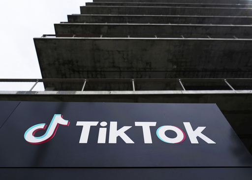 FILE - The TikTok Inc. building is seen in Culver City, Calif., March 17, 2023. (AP Photo/Damian Dovarganes, File)