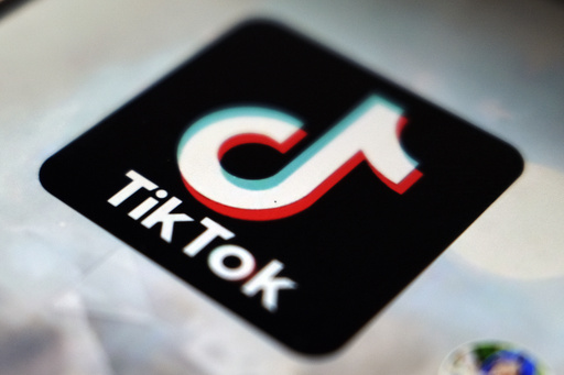 FILE - The TikTok logo is pictured in Tokyo, Sept. 28, 2020. (AP Photo/Kiichiro Sato, File)
