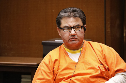 FILE - Naason Joaquin Garcia, the leader of a Mexico-based evangelical church with a worldwide membership, attends a bail review hearing in Los Angeles Superior Court on July 15, 2019. (Al Seib/Los Angeles Times via AP, Pool, File)