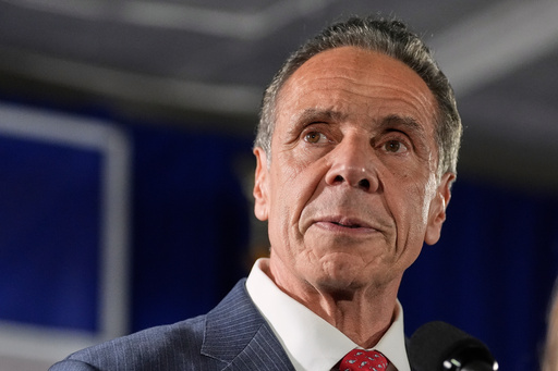 FILE - Mayoral candidate Andrew Cuomo speaks to supporters during a Democratic primary watch party, June 24, 2025, in New York. (AP Photo/Yuki Iwamura, File)
