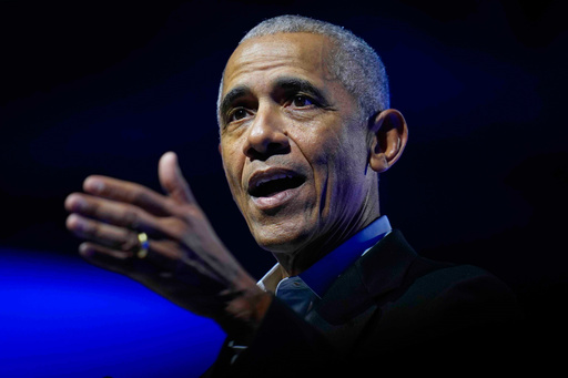 FILE - Former President Barack Obama speaks at the Obama Foundation Democracy Forum in Chicago, Dec. 5, 2024. (AP Photo/Erin Hooley, File)