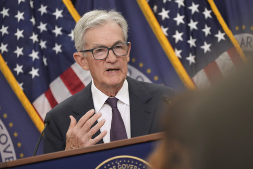 Federal Reserve Chairman Jerome Powell speaks during a news conference following the Federal Open Market Committee meeting, Wednesday, Sept. 17, 2025, at the Federal Reserve Board Building in Washington. (AP Photo/Jacquelyn Martin)