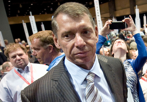 FILE - Vince McMahon attends the Republican state convention in Hartford, Conn., Friday, May 18, 2012. (AP Photo/Jessica Hill, File)