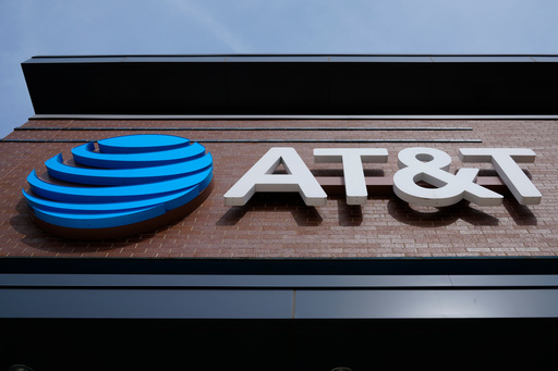 FILE - An AT&T retail location is shown in Willow Grove, Pa., Feb. 22, 2024. (AP Photo/Matt Rourke, File)