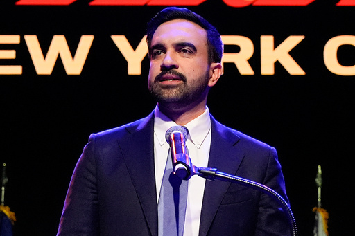Zohran Mamdani speaks after winning the mayoral election, Tuesday, Nov. 4, 2025, in New York. (AP Photo/Yuki Iwamura)