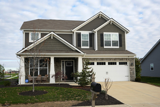 The home of Curt Andersen, 62, the Indiana homeowner charged with voluntary manslaughter in killing of Maria Florinda Rios Perez De Velasquez, is shown in Whitestown, Ind., Monday, Nov. 17, 2025. (AP Photo/Michael Conroy)